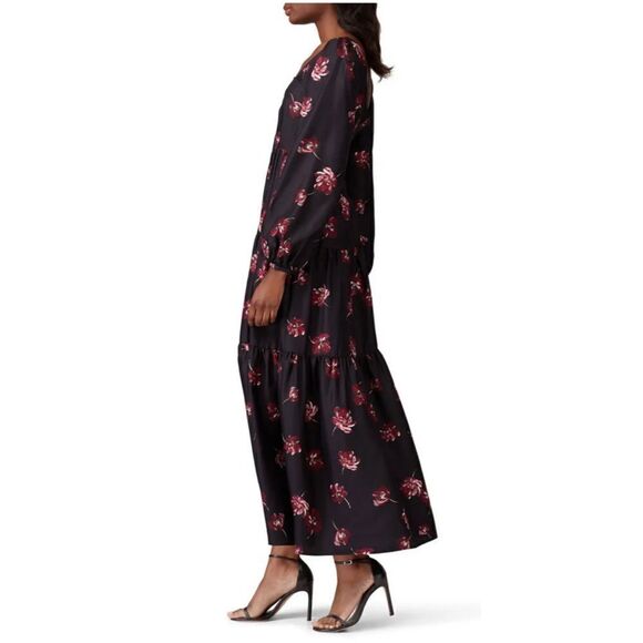 NICHOLAS Black Floral Tiered Maxi Dress - Picture 11 of 11